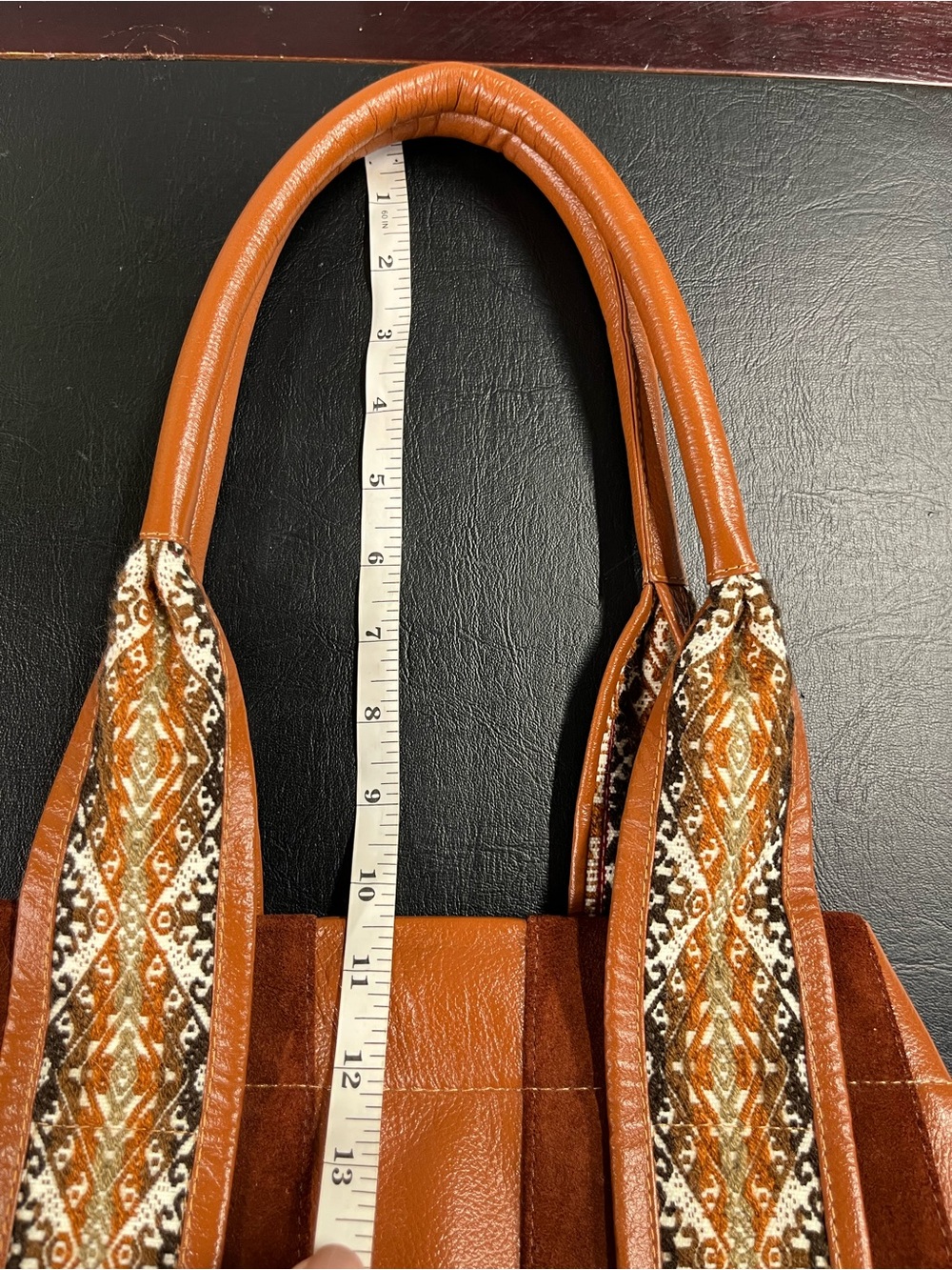 Faux leather bag with SW style accents - Picture 10 of 12